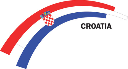 Symbol of Croatia flag