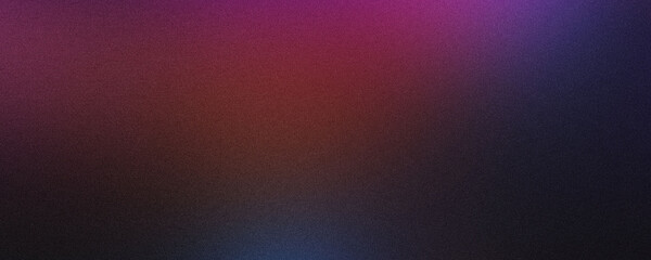red pink purple black orange ,  a unique blend color vibes and glitch empty space digital grainy noise grungy texture color gradient rough abstract background , shine bright light and glow template