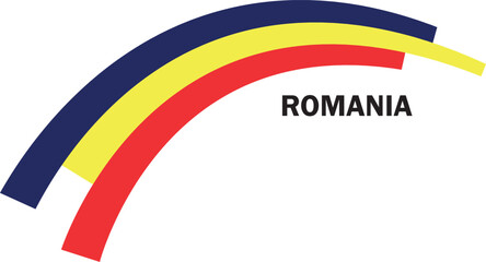 Symbol of Romania flag