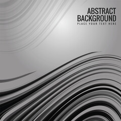 Dark stylish wave design background