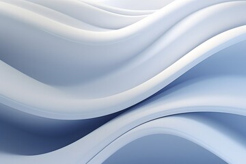 colorful white abstract background with large white curves, in the style of piles/stacks, subtle use of light and shadow, photorealistic detail, plasticien, rounded, light-filled, utilizes