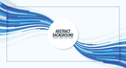 modern stylish blue abstract design background