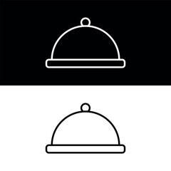Food Tray Icon Vector Design Template