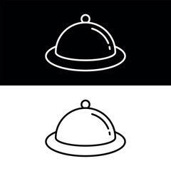 Food Tray Icon Vector Design Template