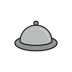 Food Tray Icon Vector Design Template