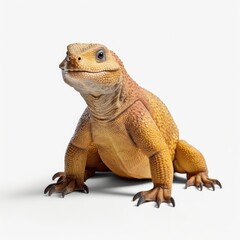 Obraz premium Komodo dragon cartoon character