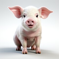 Pig cartoon character
