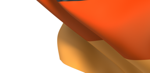 Flag of Germany. Wide format 3D illustration. State symbol of the Federal Republic of Germany.