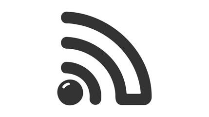 WIFI Icon isolated on white background