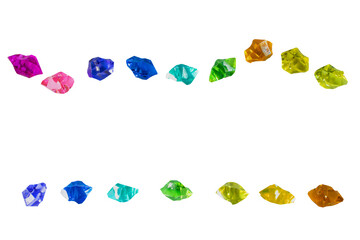 precious gemstones  color stones diamonds multicolored isolate