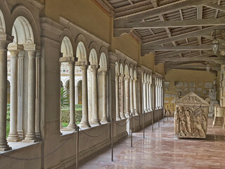 Roma, la il Chiostro della Basilica di San Paolo fuori le Mura