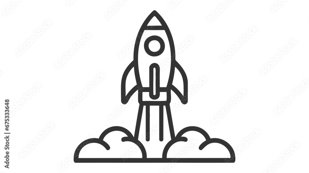 Poster startup icon. simple element illustration. startup symbol design from startup collection. can be use