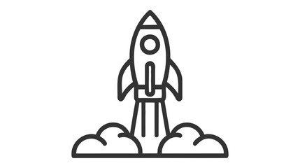 Startup icon. Simple element illustration. Startup symbol design from Startup collection. Can be used for web and mobile