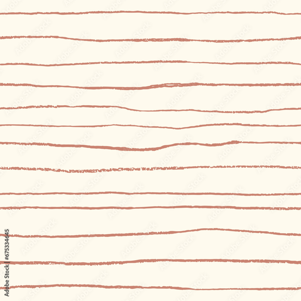 Poster seamless pattern with hand drawn lines