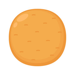Cookie logo design. Cookie vector on white background.