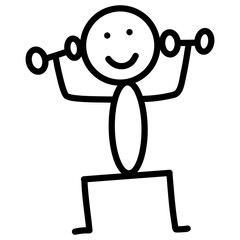 Lines, illustrations, single lines, funny cartoons