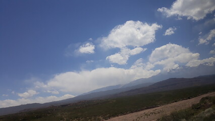 Naklejka premium panorama of the mountains