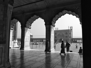 archway in the mosque