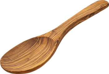 Wooden spoon isolated