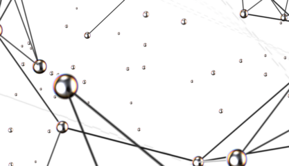 technology with polygonal shapes on dark blue background. Design digital technology