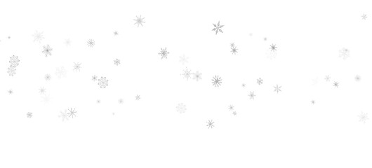 Snowflake Dance: Radiant 3D Illustration Showcasing Falling Christmas Snowflakes in Harmony
