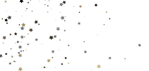 Celestial Christmas Symphony: Enthralling 3D Illustration of Falling Holiday Starbursts