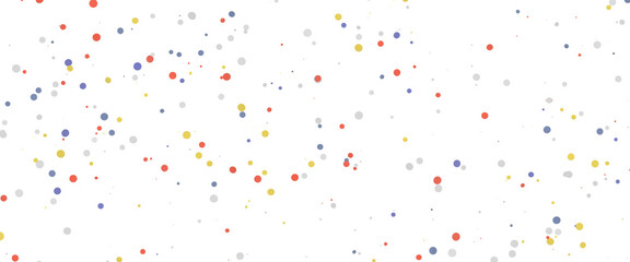 Confetti, paper triangle on the floor, fancy, colorful, celebration party