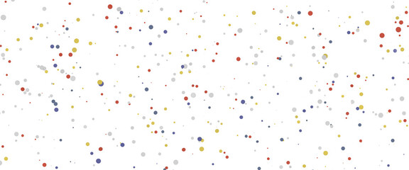 silver confetti explosion festive background