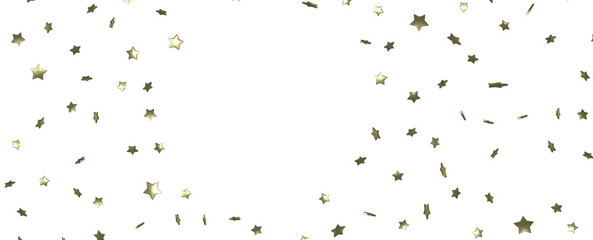 Gilded Rainfall: Experience the Magic of a 3D Gold Stars Shower