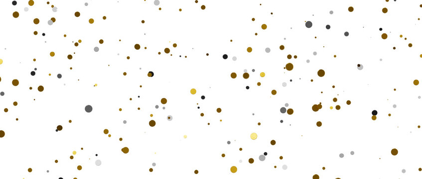Dazzling Delight: Mesmerizing 3D Illustration of Glittering gold Confetti - PNG