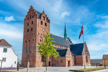 Cathedral in Middelfart on Funen in Denmark