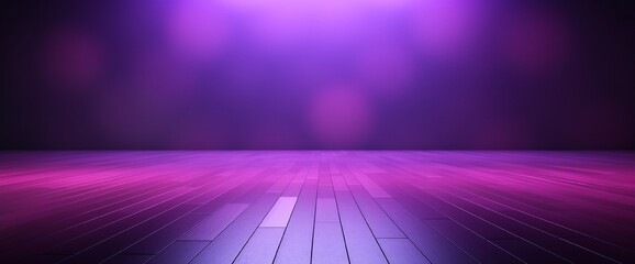 Studio background concept - dark gradient purple studio room background for product