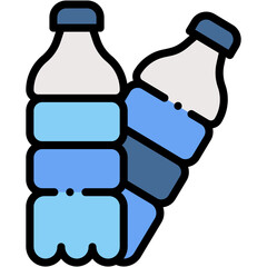 Vector Icon Plastic Bottle, Drinking, Unhealthy, Plastic, Water Pollution, Drinking