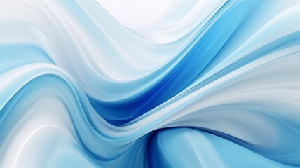 Abstract wavy shapes in colourful line curve motion graphic style