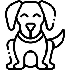 Vector Icon Dog, Mammal, Animal, Puppy, Pet, Animal Kingdom