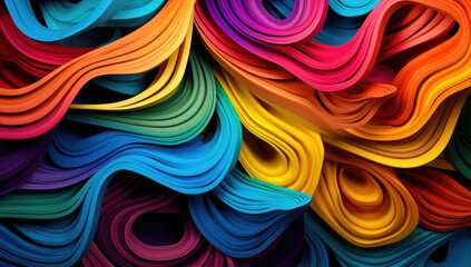 Multicolored lines background