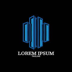 Building logo. Architectural inspiration for building logo designs.