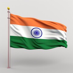 indian flag white background