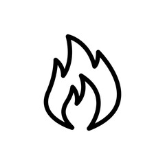 Feuer Vektor Symbol Linien