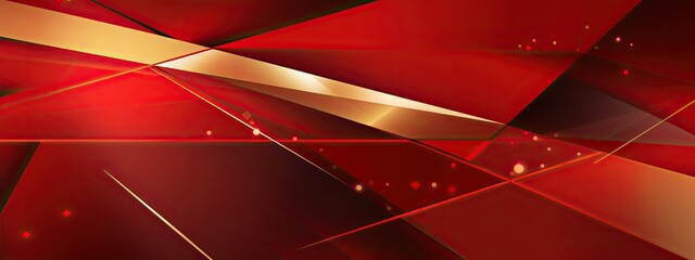 Abstract background design modern red and gold