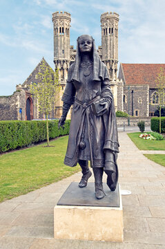 Statue of queen bertha canterbury kent