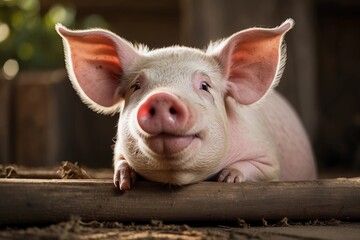 Velvety Whiskers & Twinkling Eyes: A Piglet's Warm Embrace
