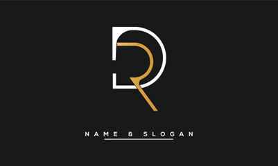 DR,  RD,  D,  R  Abstract  Letters  Logo  Monogram