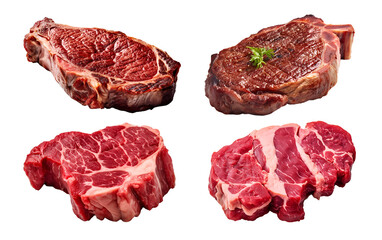 Fototapeta premium porterhouse steak beef meat, created by generative AI technology