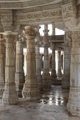 Fototapeta premium Le temple Jaïn d'Adinath 2 - Rajasthan