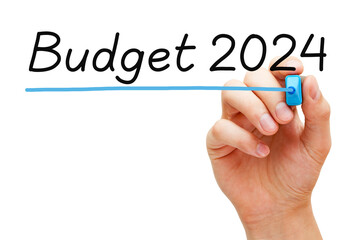 Budget For Year 2024 Financial Concept