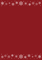 雪の結晶で作られたキラキラ輝くクリスマスオーナメント