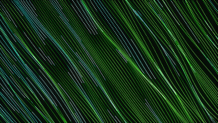 Time lapse of star trails in abstract backgrounds. 4K. Backlight landscape with dots movement