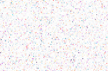 Abstract colorful random dots background
