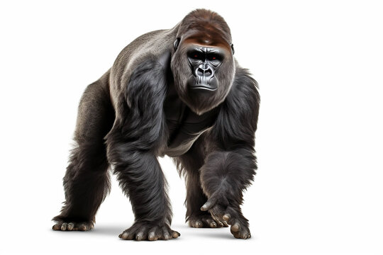 Gorilla in Motion: A Display of Primate Power